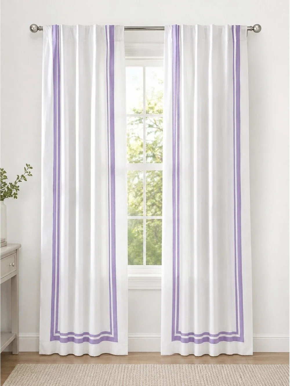 Pottery Barn Kids - Harper Blackout Curtain Panels - Purple 44 X 84